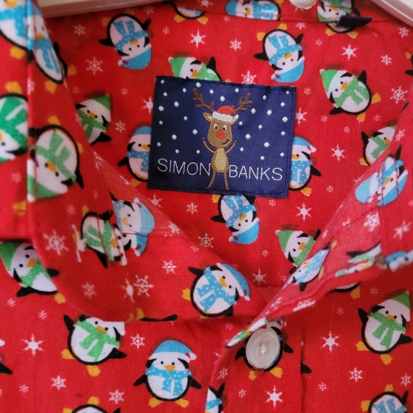 Simon Banks Mens Size M Penguin Shirt - Picture 3 of 9